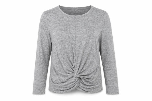 Womens UK Size XL Cable & Gauge Grey Pullover Jumper
