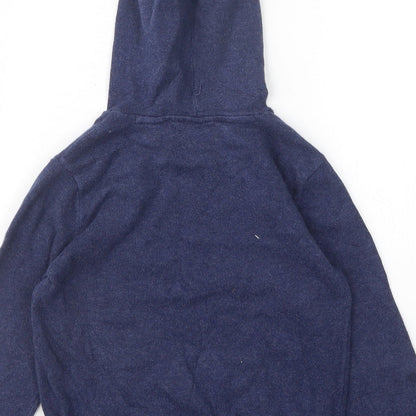 Mini Club Boys Blue  Cotton Pullover Hoodie Size 3 Years