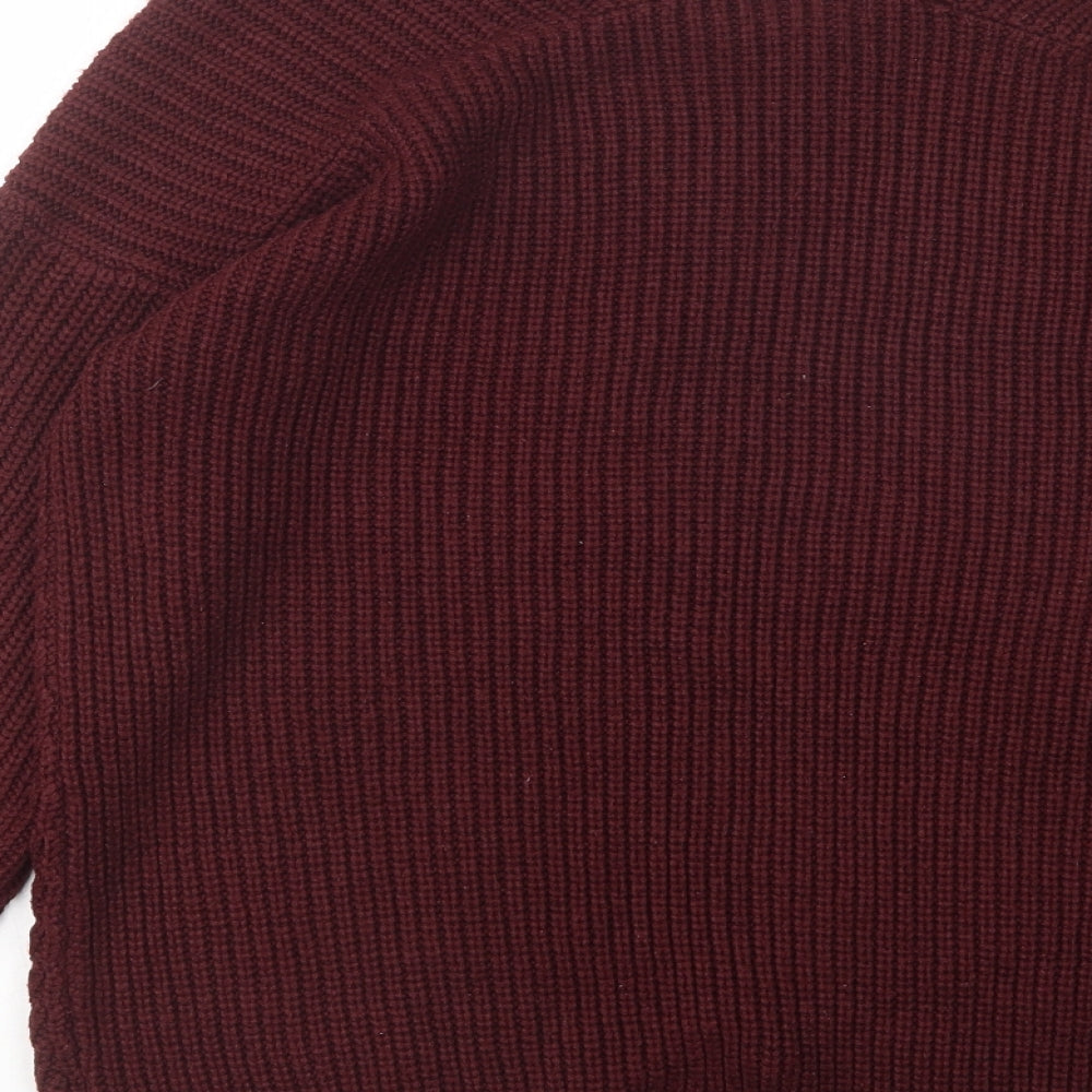 Womens UK Size M New Look Purple Pullover Jumper