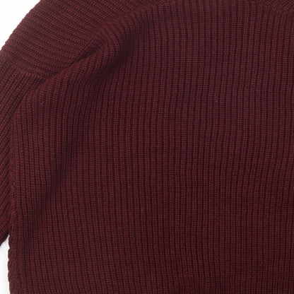Womens UK Size M New Look Purple Pullover Jumper