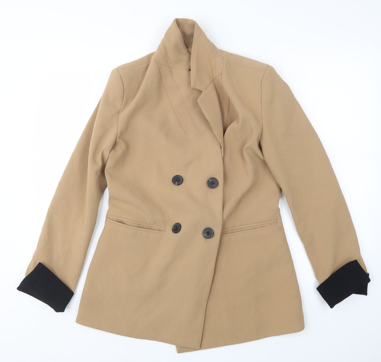 TM Womens Beige   Jacket Suit Jacket Size M