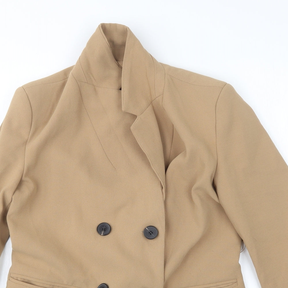 TM Womens Beige   Jacket Suit Jacket Size M