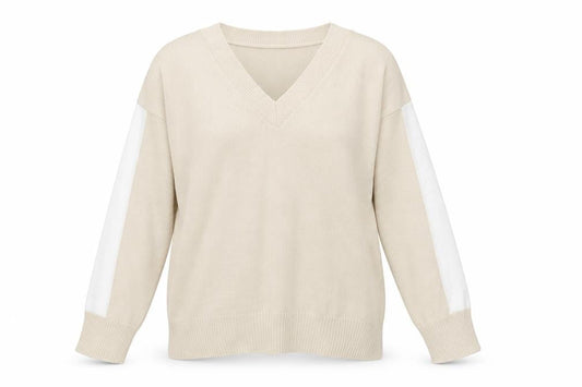 Womens UK Size XL I SAW IT FIRST Beige Pullover Jumper