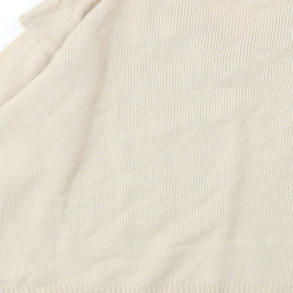 I SAW IT FIRST Womens Beige V-Neck   Pullover Jumper Size XL