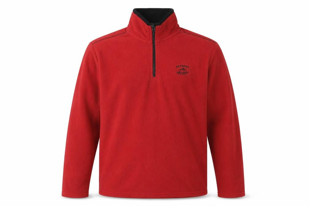 Mens UK Size M Atlas Red Pullover Sweatshirt