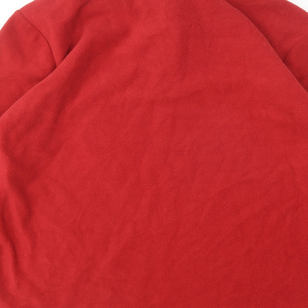 Mens UK Size M Atlas Red Pullover Sweatshirt