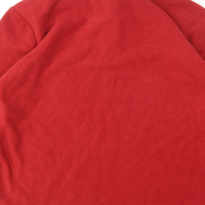 Mens UK Size M Atlas Red Pullover Sweatshirt