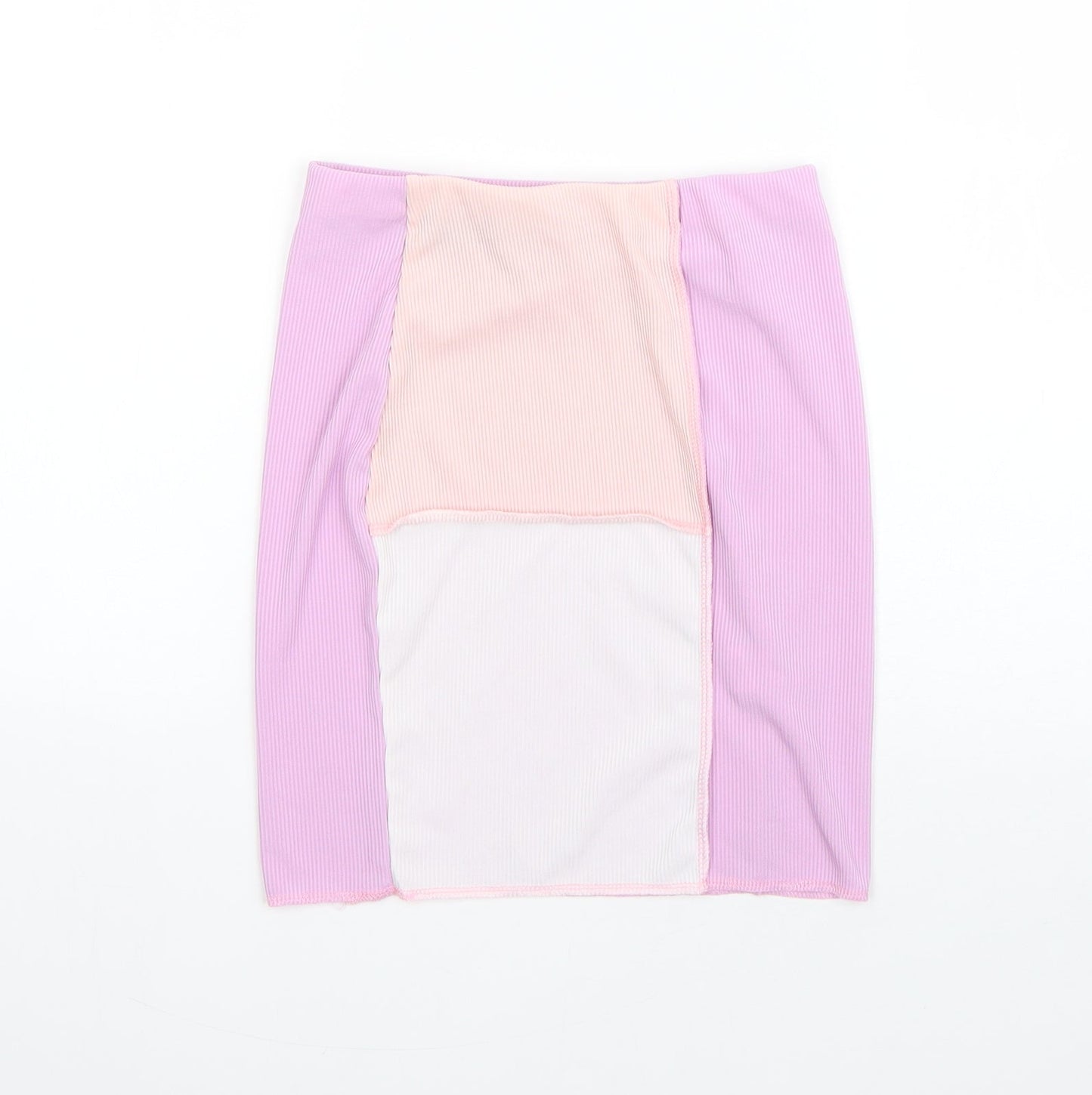 I SAW IT FIRST Womens Purple  Polyester Straight & Pencil Skirt Size 8