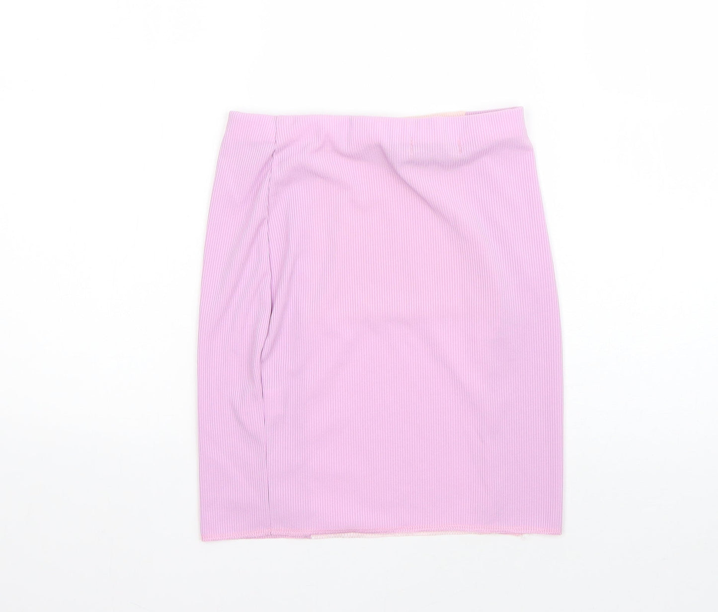 I SAW IT FIRST Womens Purple  Polyester Straight & Pencil Skirt Size 8