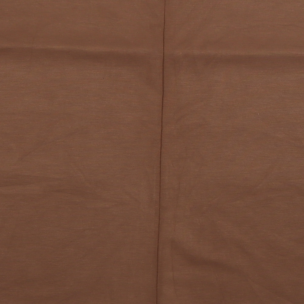 Primark Womens Brown Round Neck  Viscose Pullover Jumper Size S