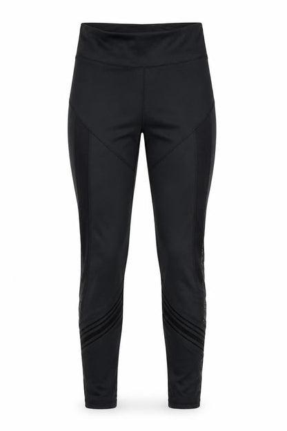 Workout Womens Black  Polyester Compression Leggings Size XS L26 in Regular