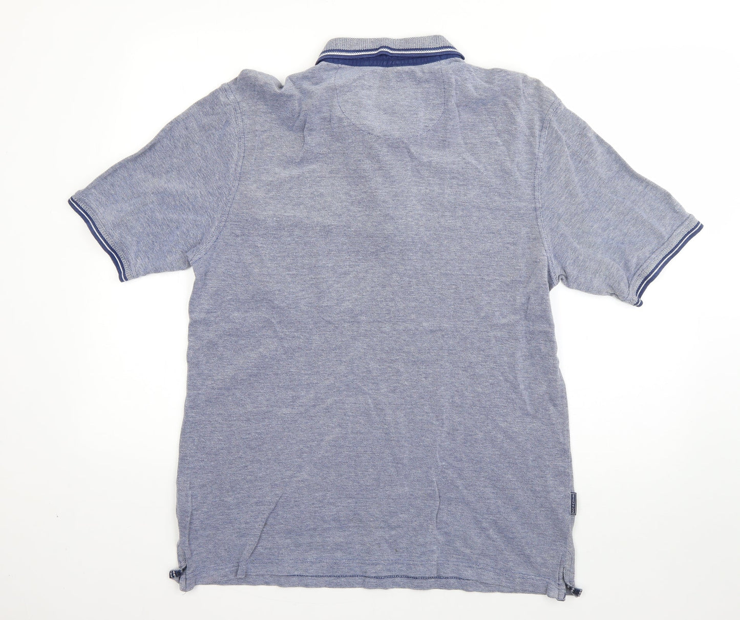 Manchester City Mens Blue  Cotton  Polo Size L Collared