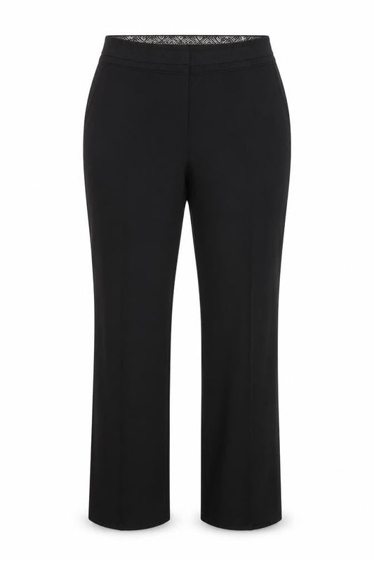 BM Womens Black  Viscose Dress Pants Trousers Size 14 L25 in Regular
