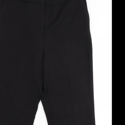BM Womens Black  Viscose Dress Pants Trousers Size 14 L25 in Regular