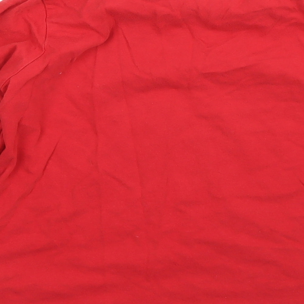 Arsenal Boys Red  Cotton Basic T-Shirt Size 8-9 Years Round Neck