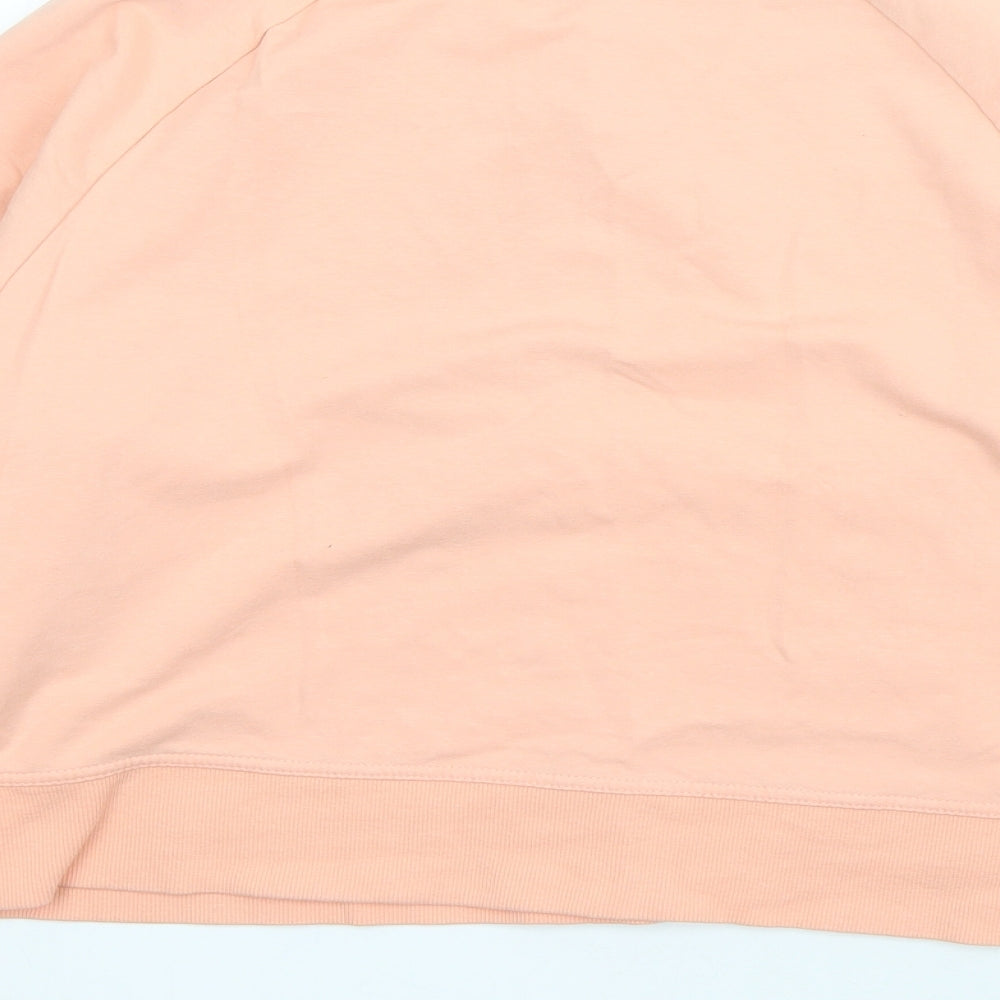 Lonsdale Womens Pink Round Neck  Polyester Pullover Jumper Size 18