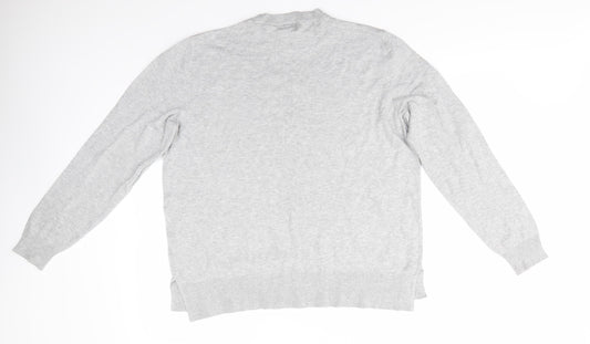 Womens UK Size L H&M Grey Pullover Jumper