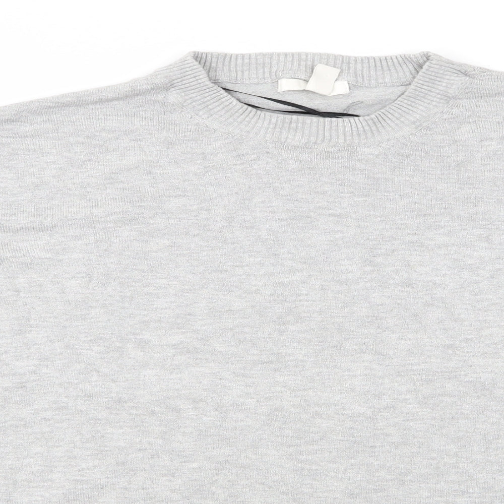 Womens UK Size L H&M Grey Pullover Jumper