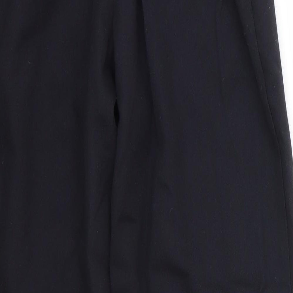 Matalan Boys Black  Polyester Dress Pants Trousers Size 10 Years  Regular  - School Trousers Back Elastication