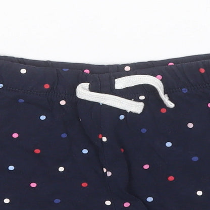 H&M Boys Blue Spotted Cotton Sweat Shorts Size 9-10 Years  Regular