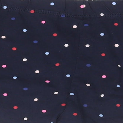 H&M Boys Blue Spotted Cotton Sweat Shorts Size 9-10 Years  Regular