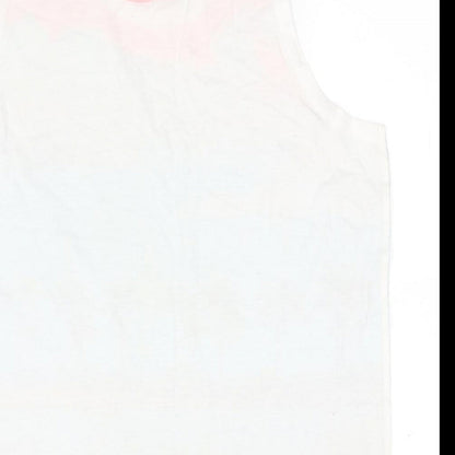 Womens UK Size L Blue Inc Multicoloured Basic Tank