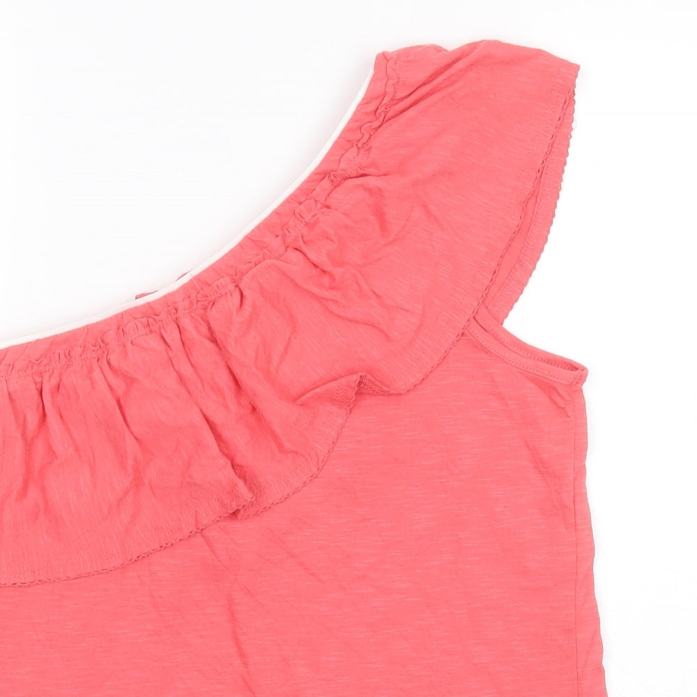 Womens UK Size 12 NEXT Pink Basic T-Shirt
