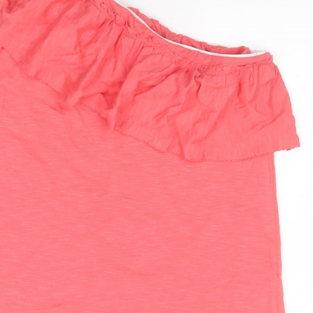 Womens UK Size 12 NEXT Pink Basic T-Shirt