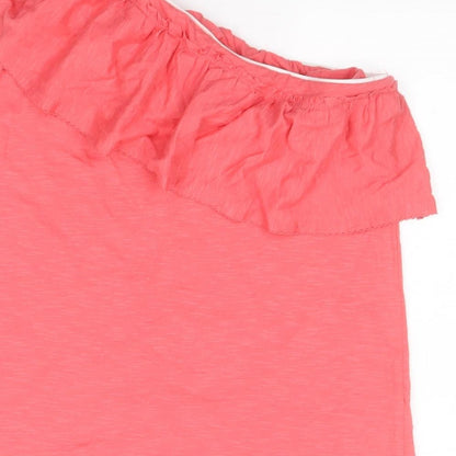 Womens UK Size 12 NEXT Pink Basic T-Shirt
