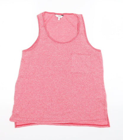 Womens UK Size 10 NEXT Pink Basic Tank