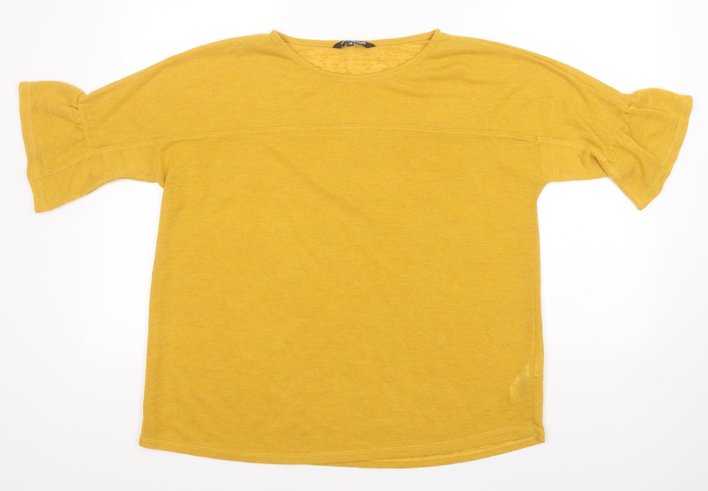 Womens UK Size 16 Debenhams Orange Pullover Jumper