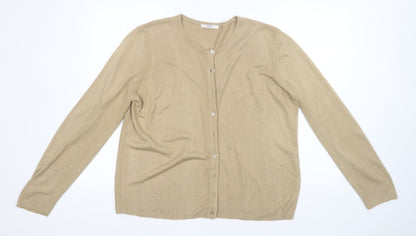 Womens UK Size  Marks and Spencer Green Cardigan Jumper