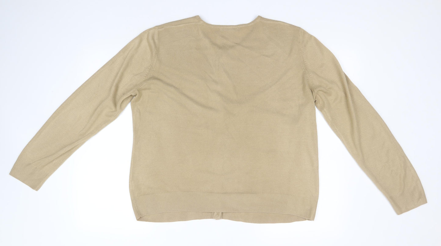 Womens UK Size  Marks and Spencer Green Cardigan Jumper