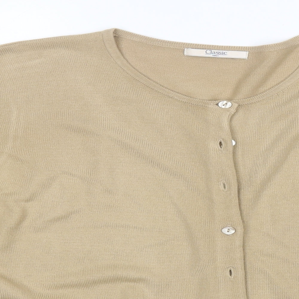 Womens UK Size  Marks and Spencer Green Cardigan Jumper