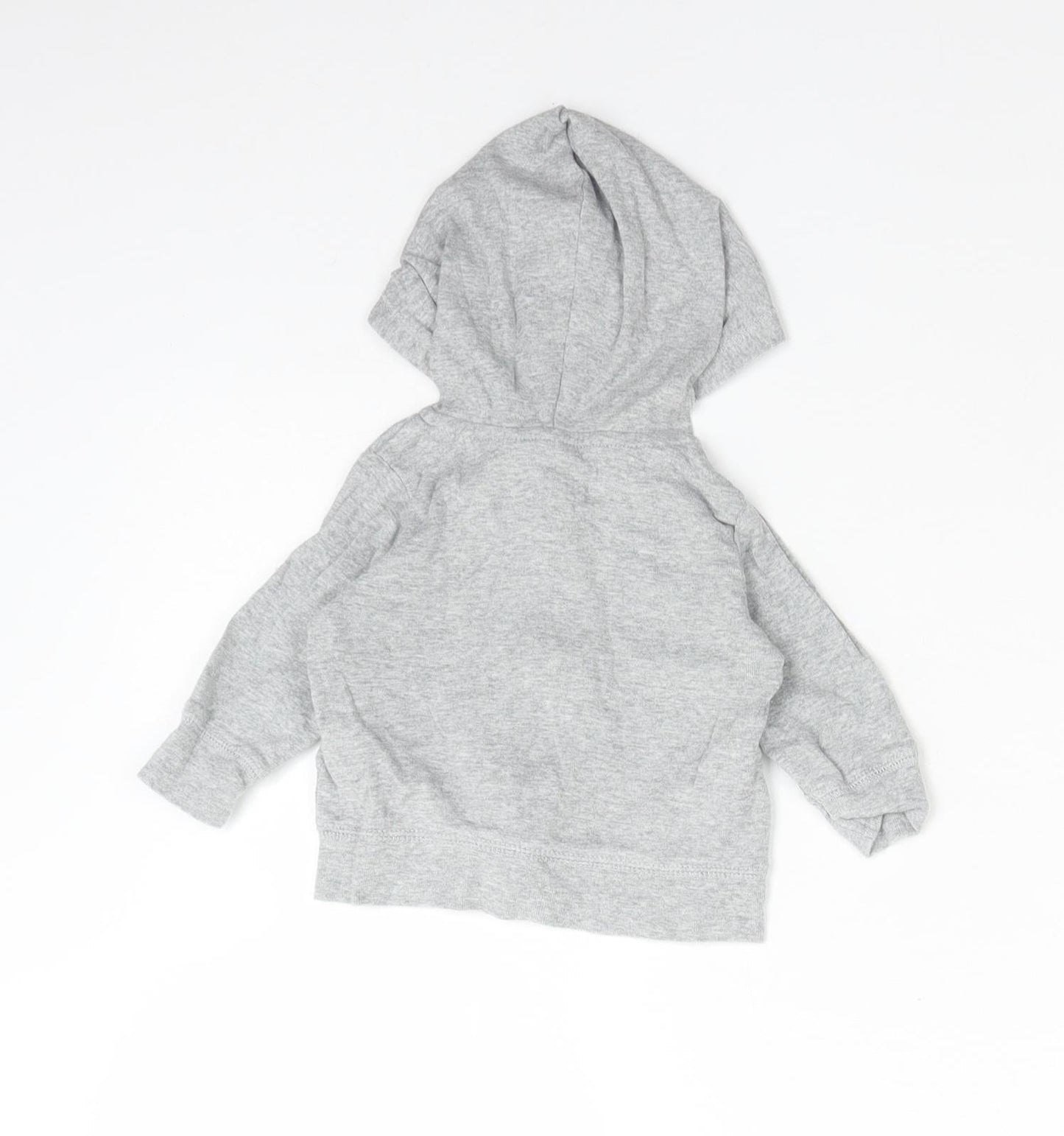 CARTERS Boys Grey  Cotton Full Zip Jumper Size 3-6 Months   - LITTLE GENTLEMAN