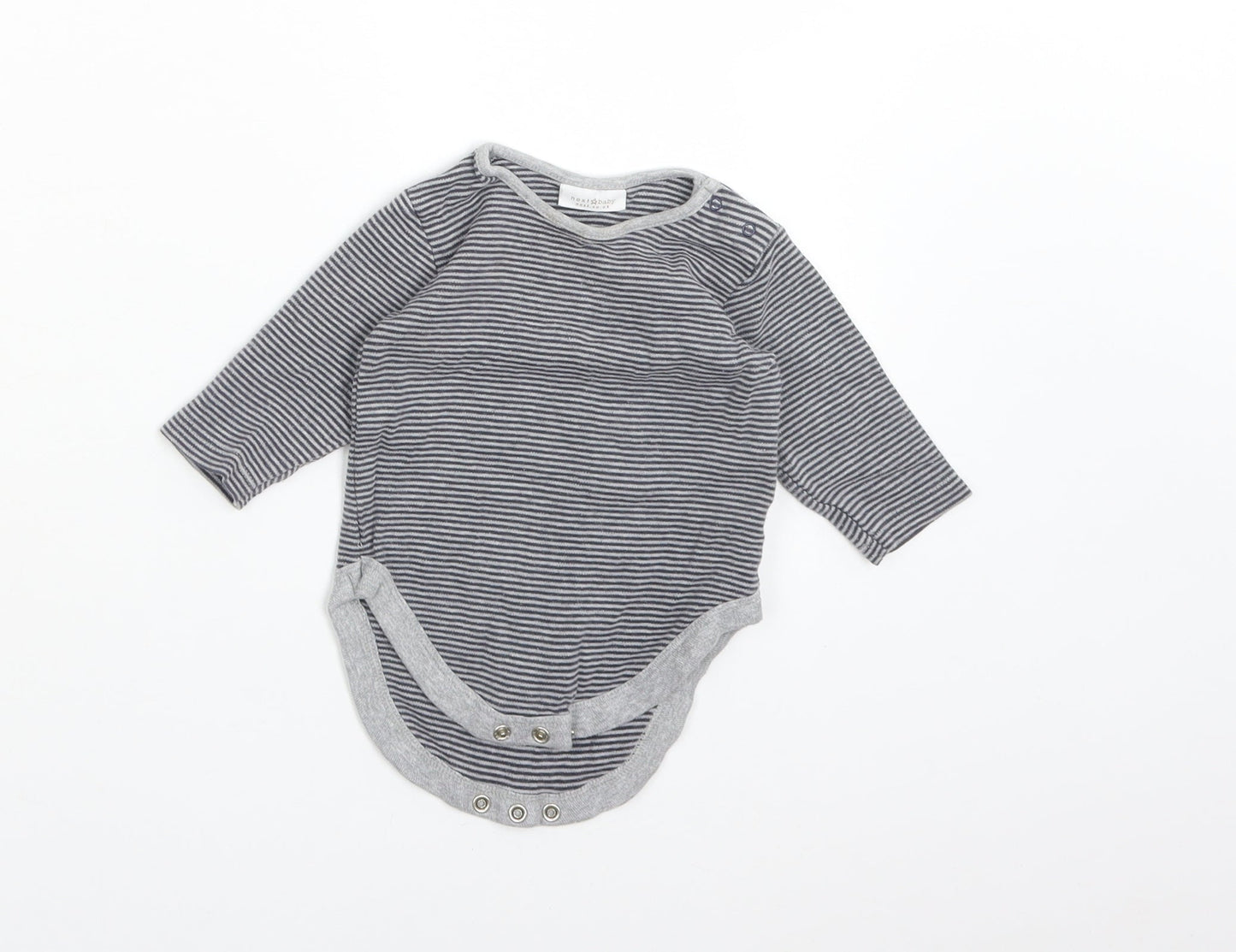 NEXT Boys Multicoloured Striped Cotton Babygrow One-Piece Size 3-6 Months