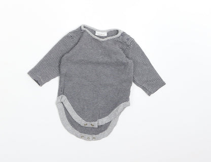 NEXT Boys Multicoloured Striped Cotton Babygrow One-Piece Size 3-6 Months