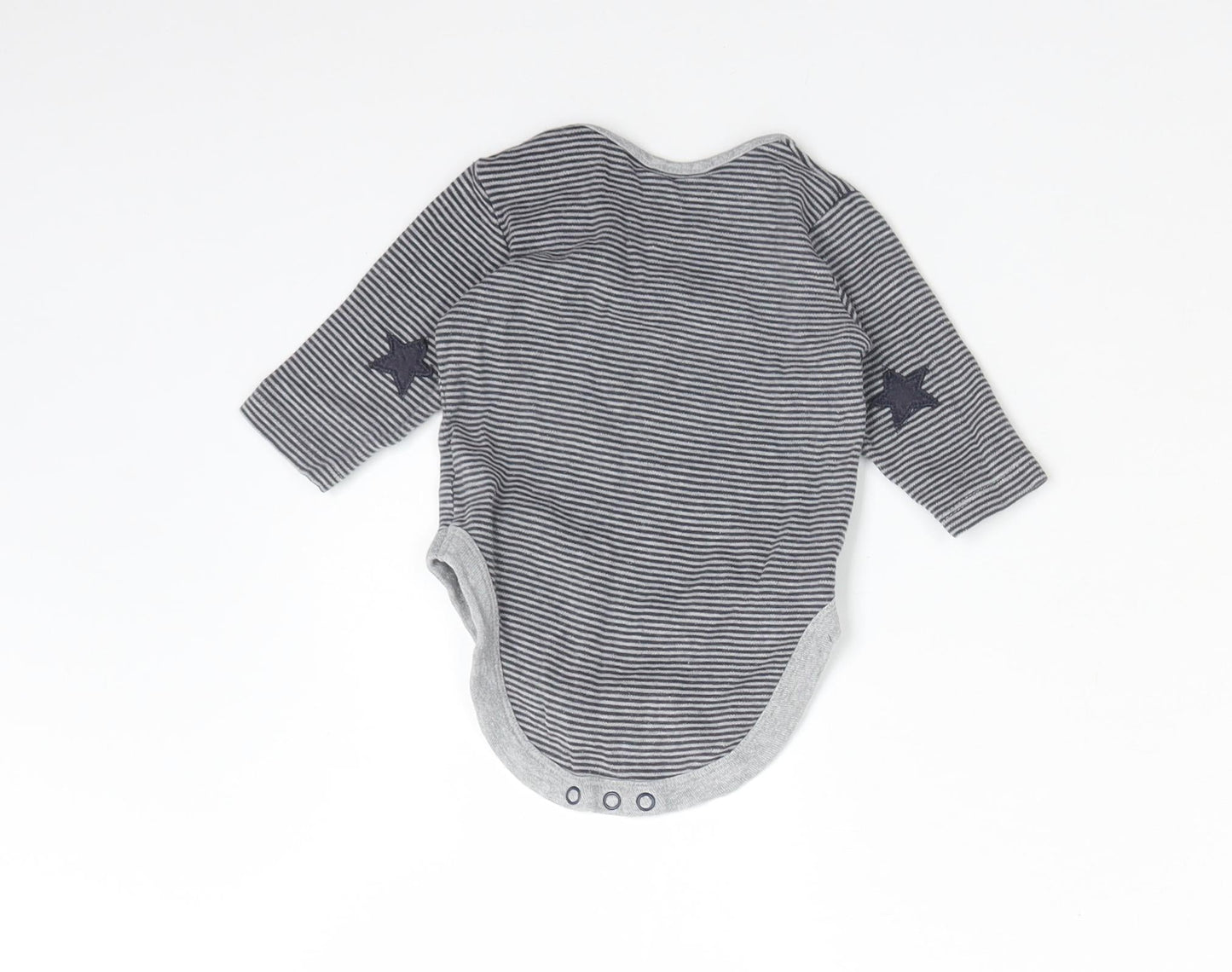 NEXT Boys Multicoloured Striped Cotton Babygrow One-Piece Size 3-6 Months