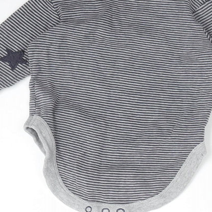 NEXT Boys Multicoloured Striped Cotton Babygrow One-Piece Size 3-6 Months