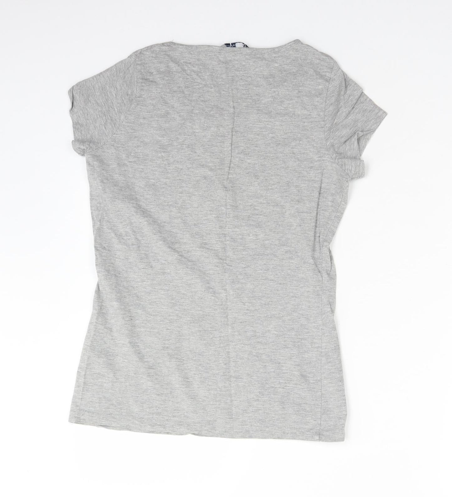 Womens UK Size 10 STORE TWENTY ONE Grey Basic T-Shirt