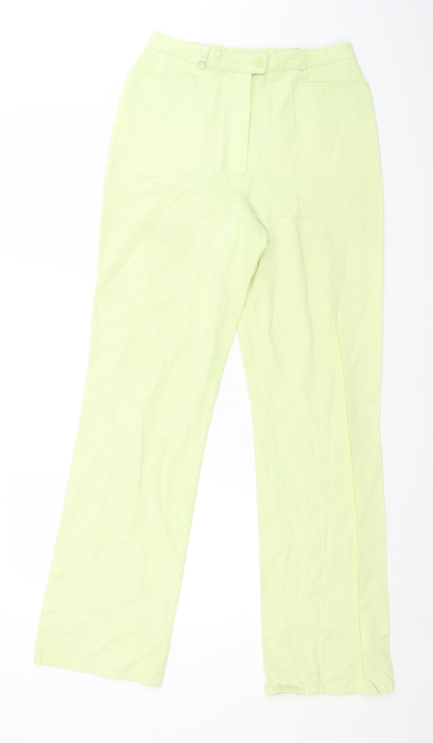 Womens UK Size 10 Basler Regular Fit  Green Trousers