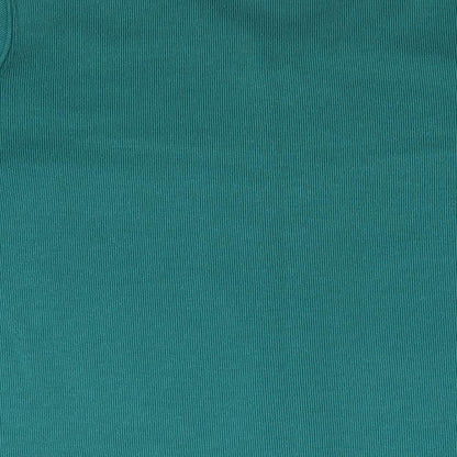 BM Womens Green V-Neck  Polyester Pullover Jumper Size S