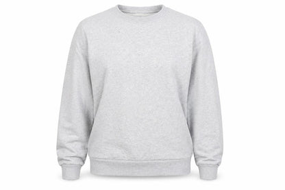 Front view of F&F women’s grey cotton pullover sweatshirt, size L