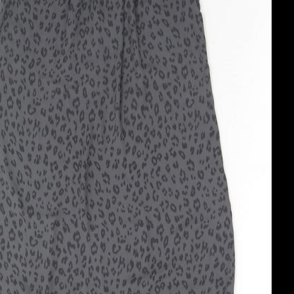 Womens UK Size 6 H&M Grey Basic T-Shirt
