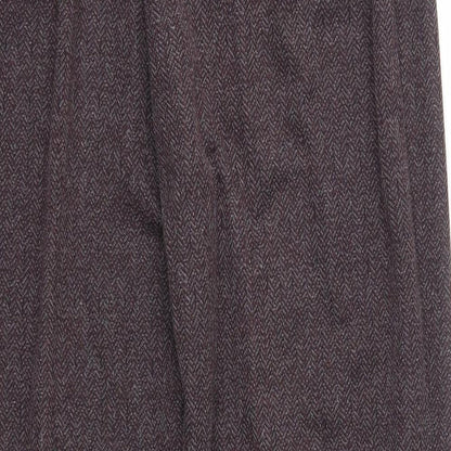 Womens UK Size 20 Preworn Regular Fit Dress Pants Purple Trousers