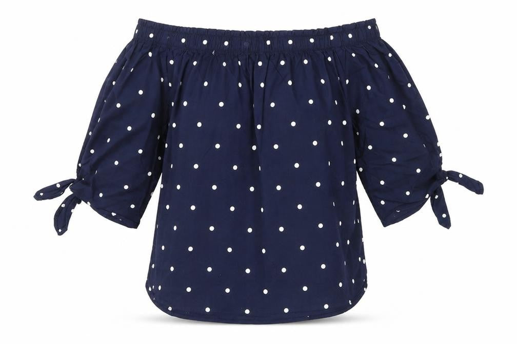 Womens UK Size 6 H&M Blue Basic Blouse