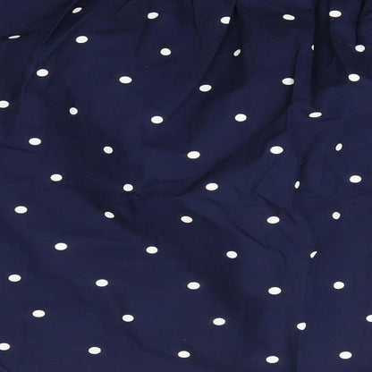Womens UK Size 6 H&M Blue Basic Blouse