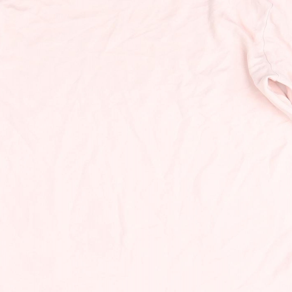 George Girls Pink  Cotton Basic Casual Size 13-14 Years Round Neck  - Pudsey Blush