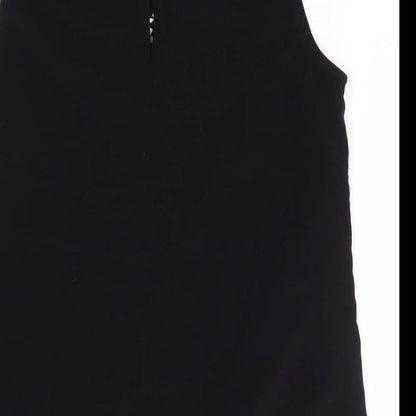 Womens UK Size M Maison Scotch Black Basic Blouse