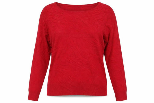 Womens UK Size M Paramour Red Pullover Jumper